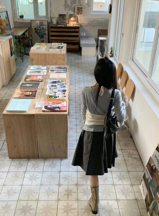 EIFFEL韓國代購女裝新品時尚推薦25春夏人氣真品半身裙中短裙EIFFEL半身裙/中短裙