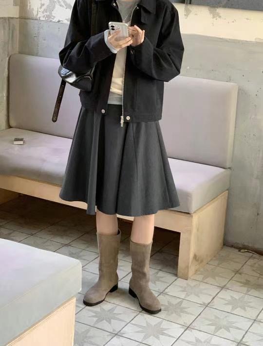 EIFFEL韓國代購女裝新品時尚推薦25春夏人氣真品半身裙中短裙EIFFEL半身裙/中短裙