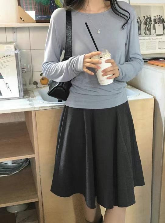 EIFFEL韓國代購女裝新品時尚推薦25春夏人氣真品半身裙中短裙EIFFEL半身裙/中短裙圖色3