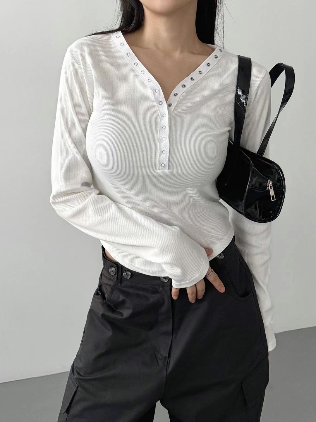 EIFFEL東大門代購女裝新品人氣時尚推薦熱賣休閑真品長袖T恤EIFFEL長袖T恤