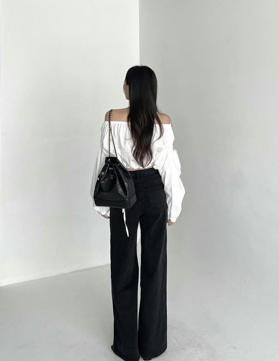 DEEP韓國直郵女裝新款熱賣25春夏職業推薦真品時尚人氣牛仔褲DEEP牛仔褲
