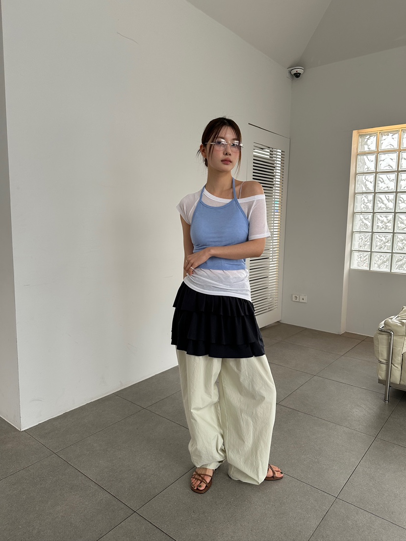 UNBOUND韓國直郵女裝新款時尚人氣推薦休閑職業真品25春夏休閑褲UNBOUND休閑褲