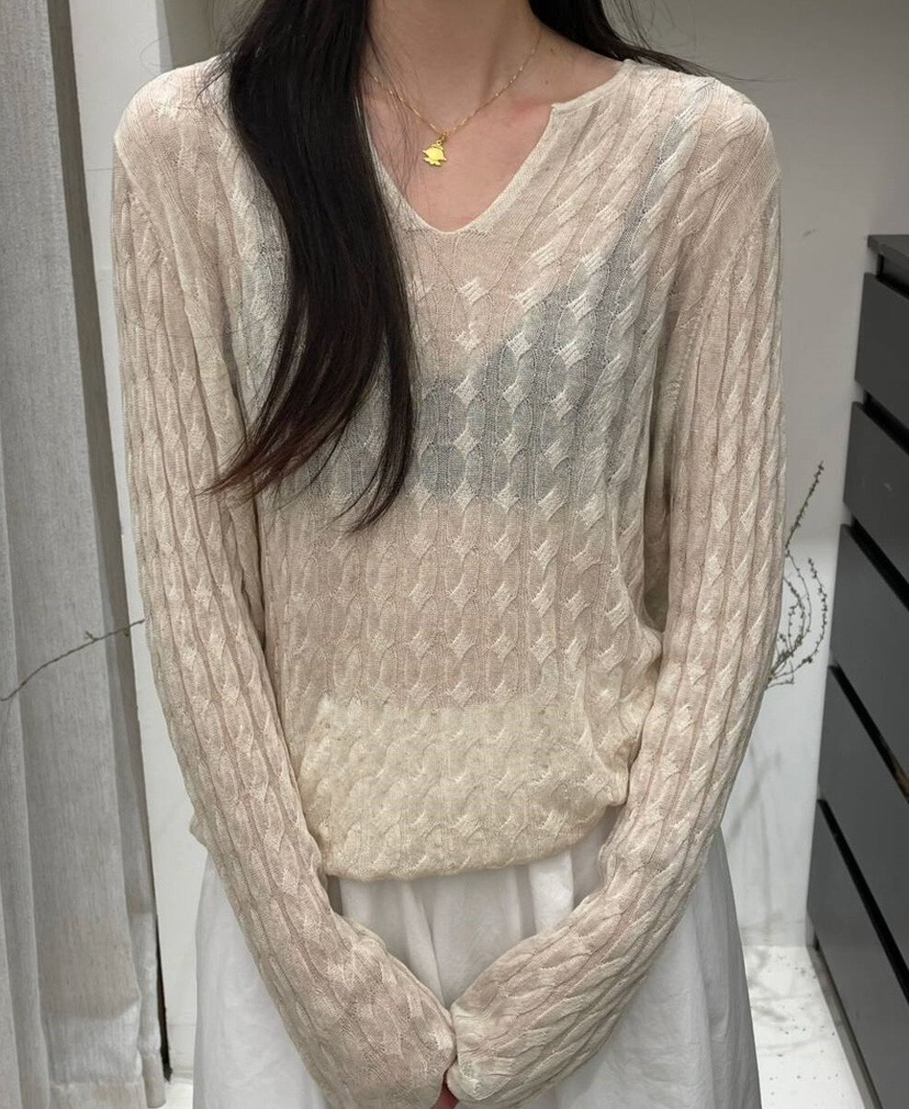 OLA東大門直郵女裝新款真品時尚25春夏熱賣推薦休閑職業針織衫mellor/OLA針織衫