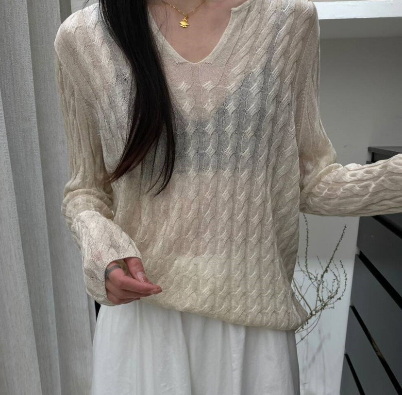 OLA東大門直郵女裝新款真品時尚25春夏熱賣推薦休閑職業針織衫mellor/OLA針織衫