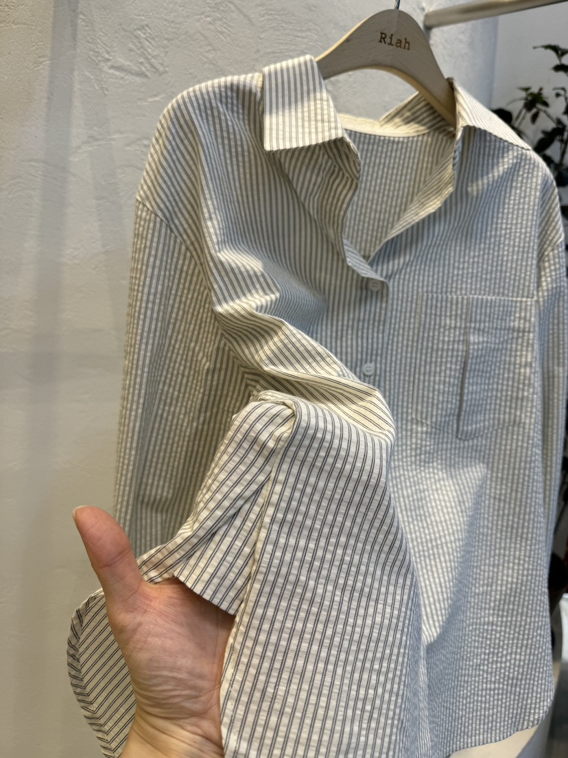 RIAH東大門實拍女裝新品推薦熱賣時尚真品25春夏襯衫蕾絲衫RIAH襯衫/蕾絲衫