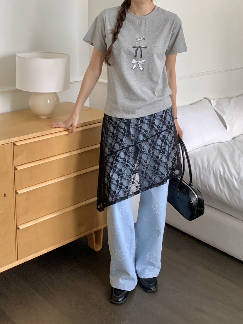 RE:OPENING韓國代購女士新品職業人氣25春夏熱賣時尚推薦T恤RE:OPENINGT恤