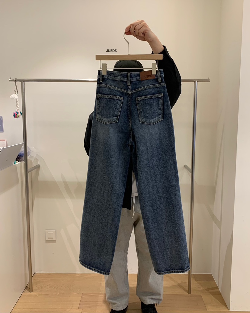 JUEDE(此品牌容易投訴)東大門直郵女裝新款真品熱賣牛仔褲JUEDE牛仔褲