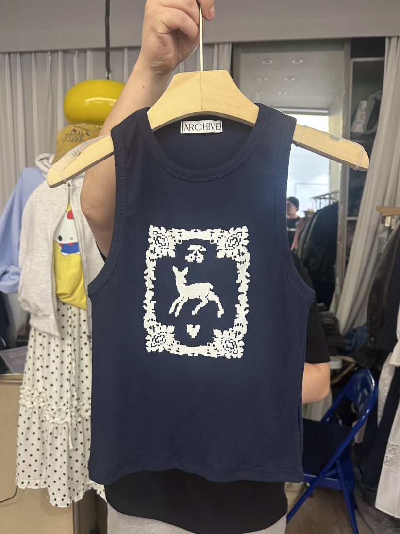 ARCHIVE-P韓國直郵女裝新品25春夏真品休閑熱賣人氣吊帶背心ARCHIVE-P吊帶/背心圖色4