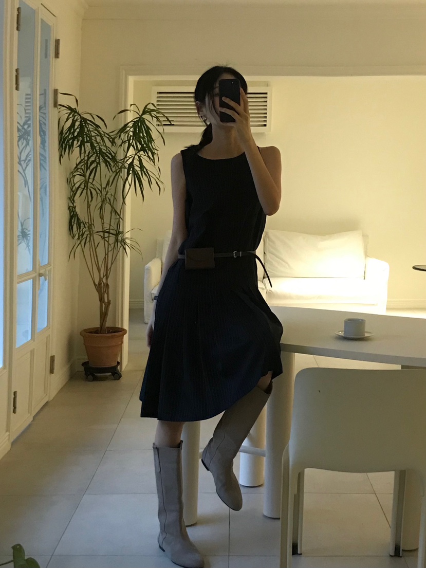 ME MO東大門代購女士新款休閑人氣推薦職業熱賣真品連衣裙ME MO連衣裙圖色2