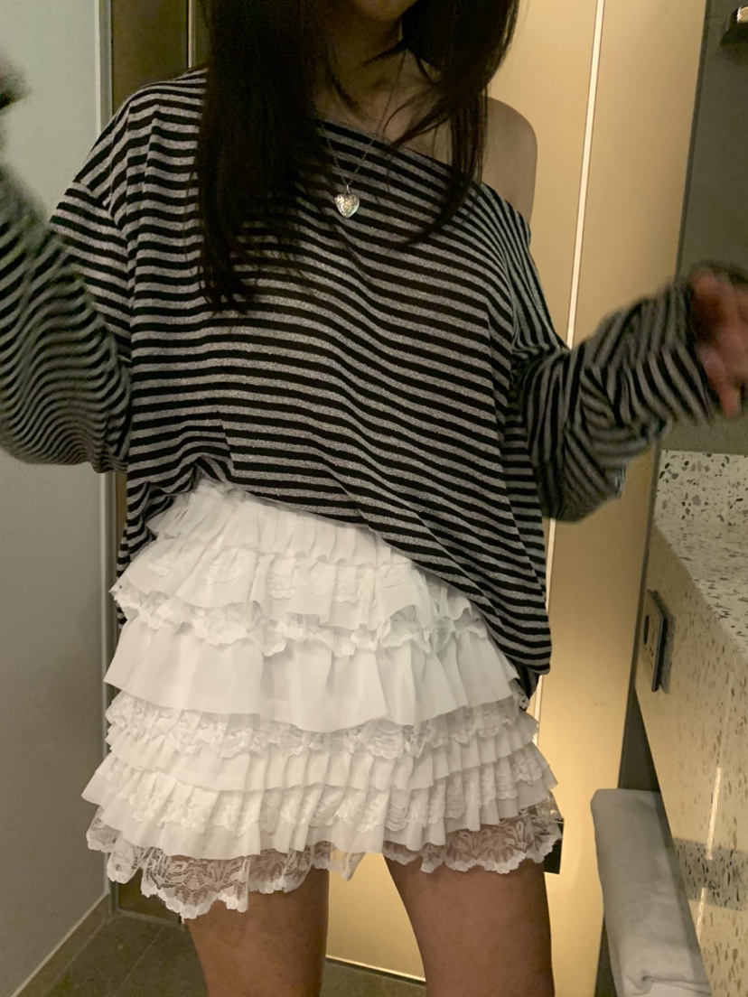 BADCALM韓國代購女士新品25春夏人氣休閑真品時尚推薦熱賣短裙BADCALM短裙