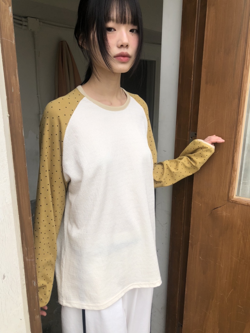FLASH韓國直郵女士新款真品25春夏推薦職業熱賣休閑長袖T恤FLASH長袖T恤