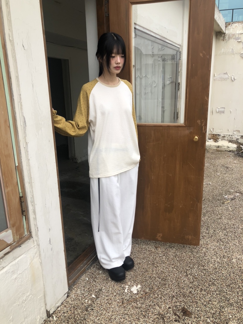 FLASH韓國直郵女士新款真品25春夏推薦職業熱賣休閑長袖T恤FLASH長袖T恤