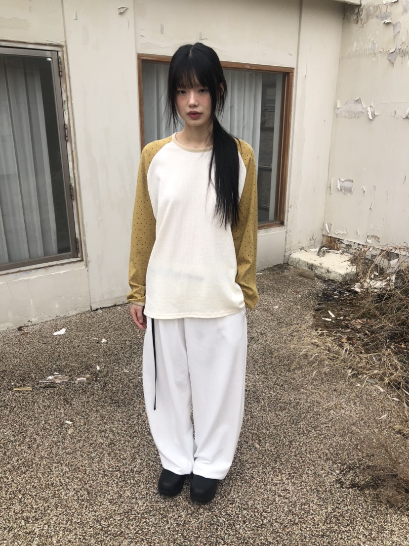 FLASH韓國直郵女士新款真品25春夏推薦職業熱賣休閑長袖T恤FLASH長袖T恤