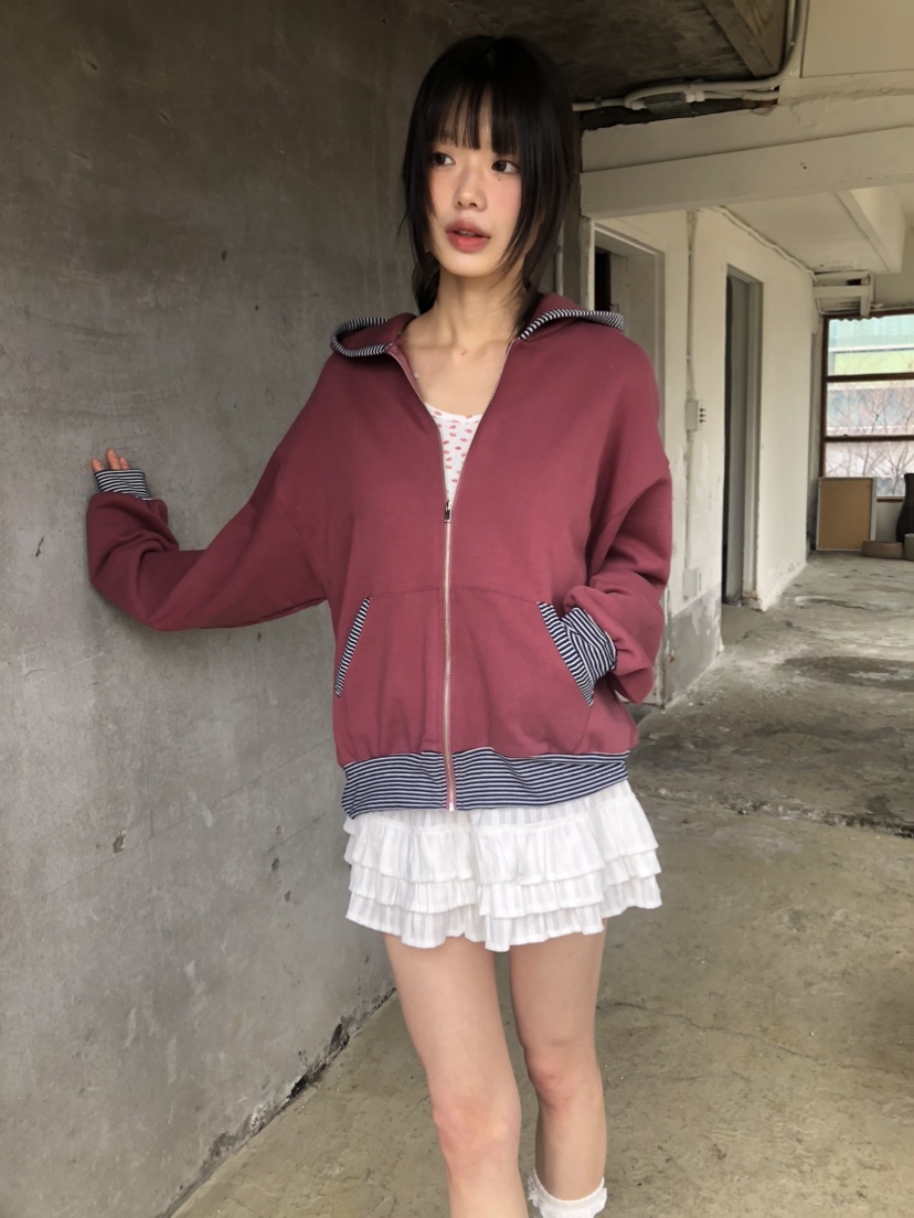 FLASH東大門實拍女士新品25春夏熱賣人氣職業推薦休閑夾克拉鏈FLASH夾克