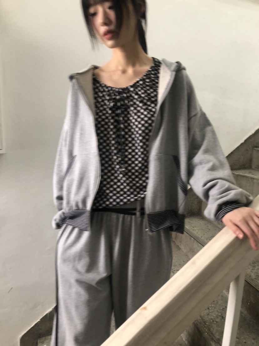 FLASH東大門實拍女士新品25春夏熱賣人氣職業推薦休閑夾克拉鏈FLASH夾克