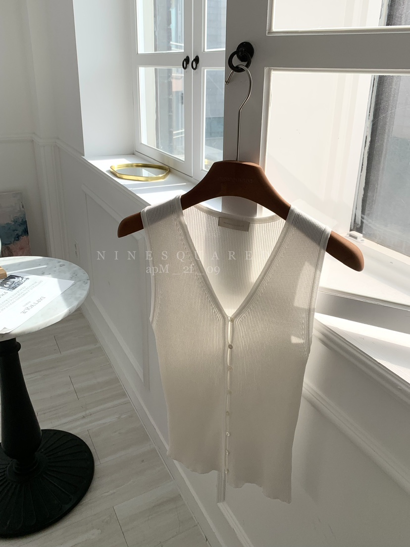 NINESQUARED韓國代購女士新款職業真品熱賣時尚25春夏吊帶背心NINESQUARED吊帶/背心