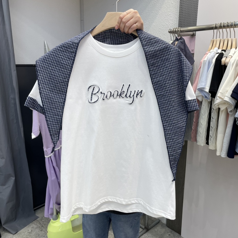 BLOOM東大門實拍女裝新品人氣職業真品休閑熱賣套裝套裝格紋BLOOM-Q套裝
