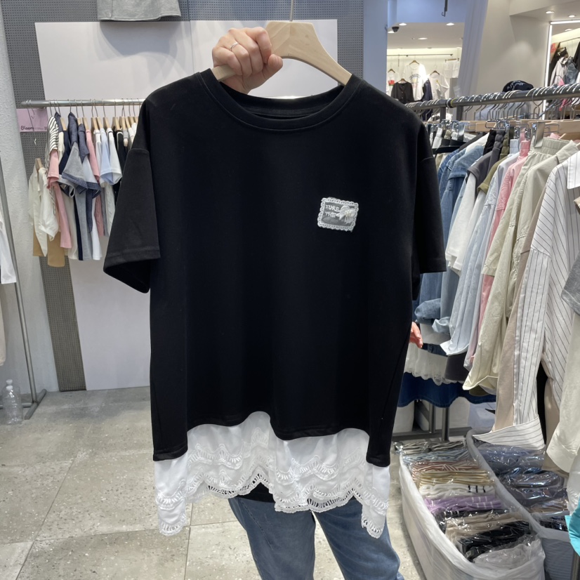 BLOOM東大門直郵女士新品休閑時尚真品職業熱賣人氣25春夏T恤BLOOM-QT恤圖色2