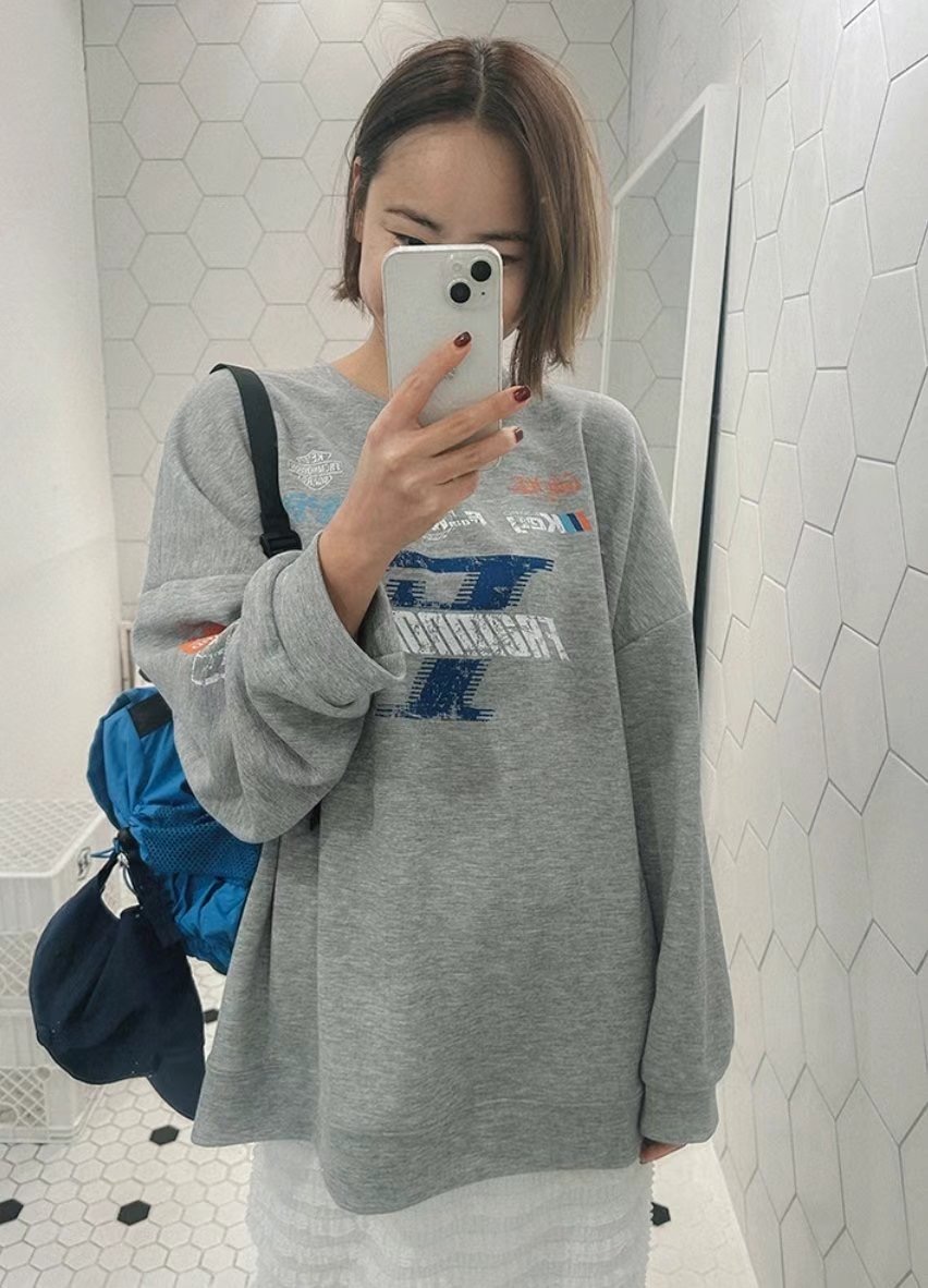 KEYBOARD東大門實拍女裝新品熱賣推薦職業休閑25春夏人氣衛衣KEYBOARD衛衣圖色2