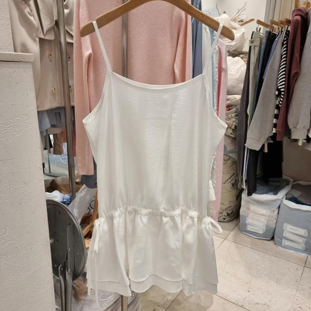 JISOO東大門實拍女裝新品職業人氣熱賣25春夏休閑時尚吊帶背心JISOO吊帶/背心圖色2