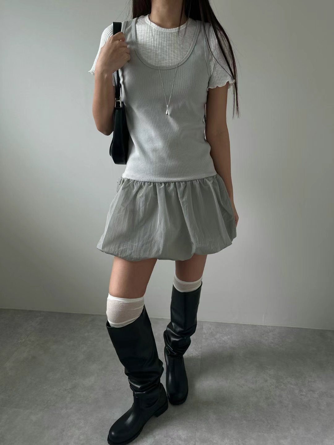 UNENE-OT東大門直郵女裝新品推薦25春夏職業真品人氣連衣裙UNENE連衣裙