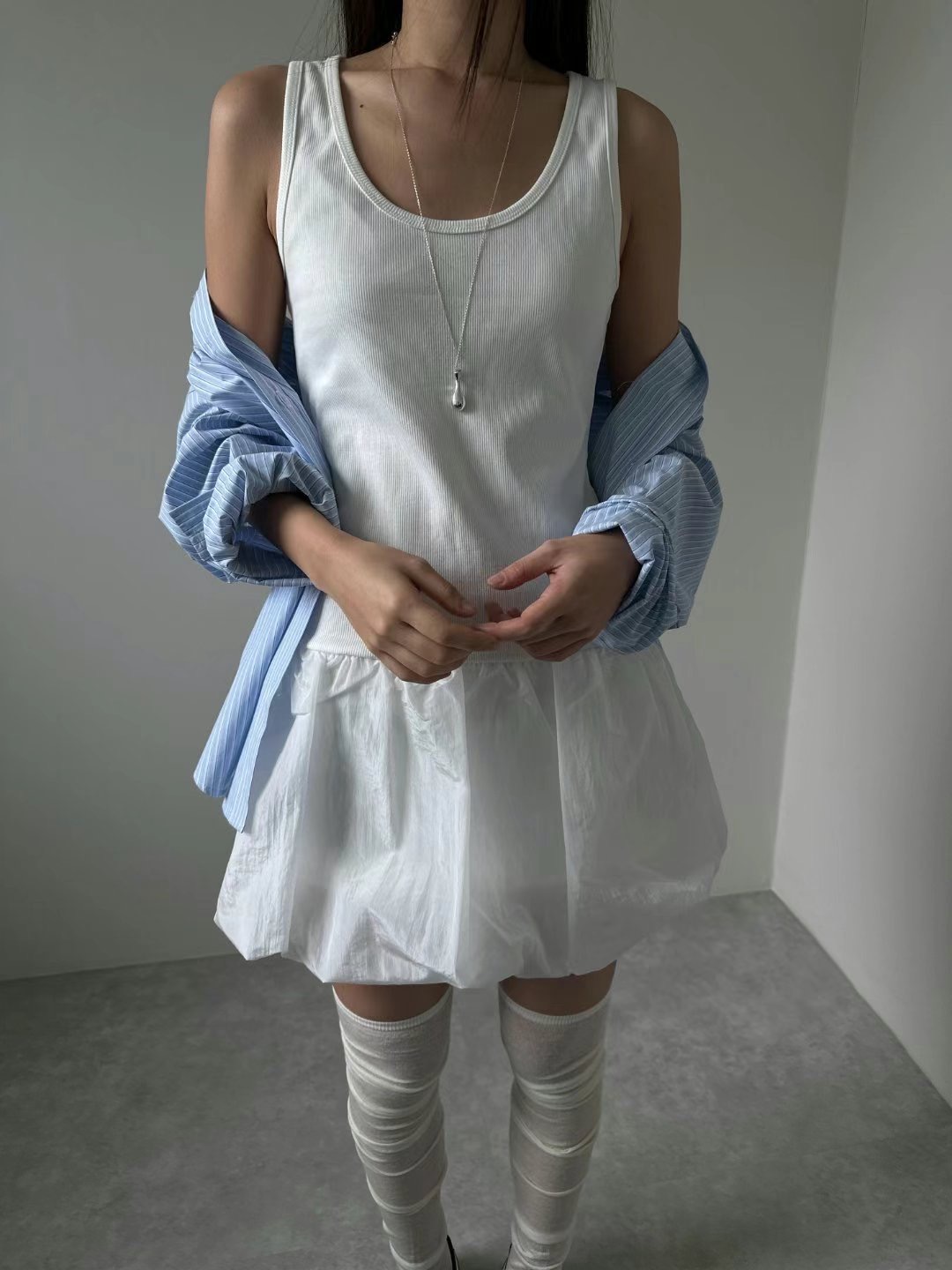 UNENE-OT東大門直郵女裝新品推薦25春夏職業真品人氣連衣裙UNENE連衣裙圖色2