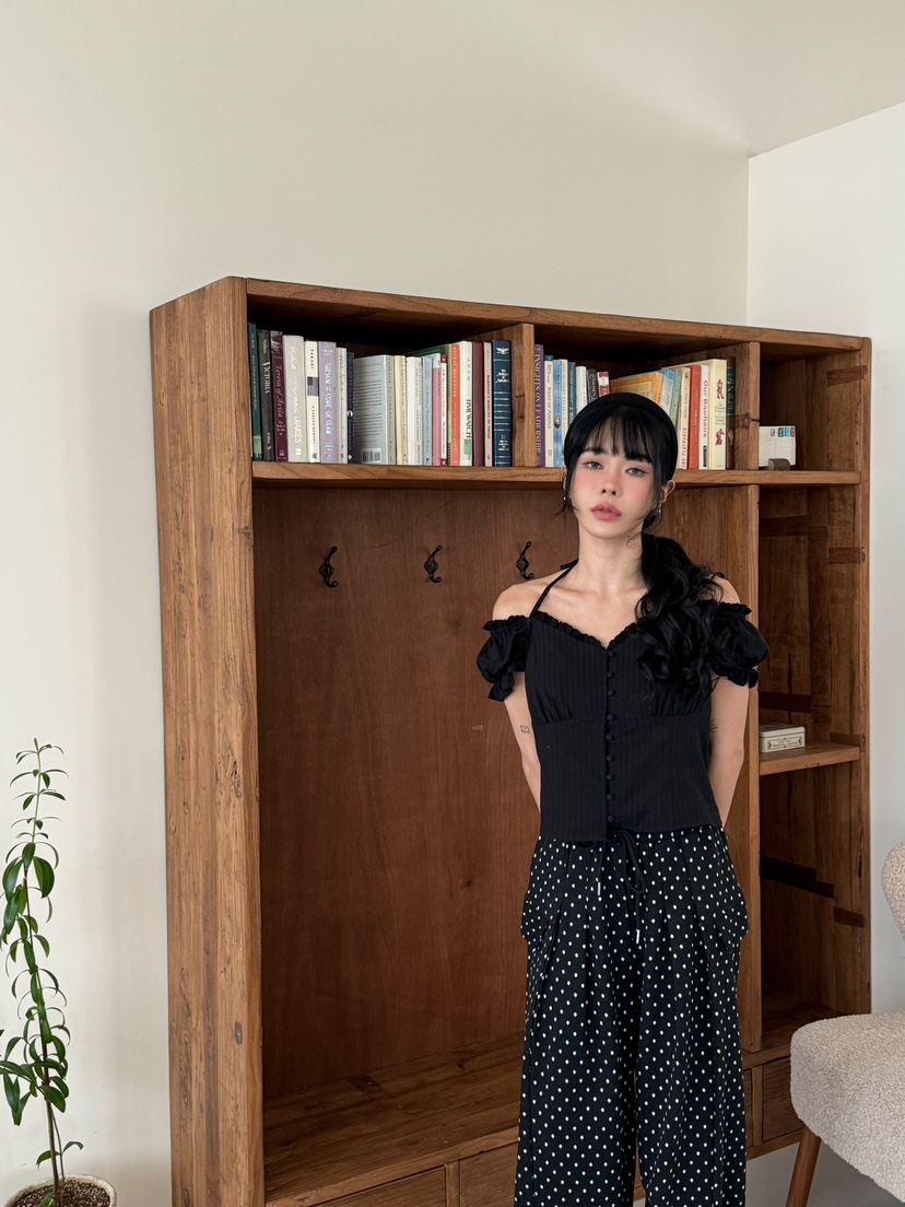 MARKE-P東大門直郵女裝新款休閑25春夏熱賣襯衫蕾絲衫蕾絲MARKE-P襯衫/蕾絲衫