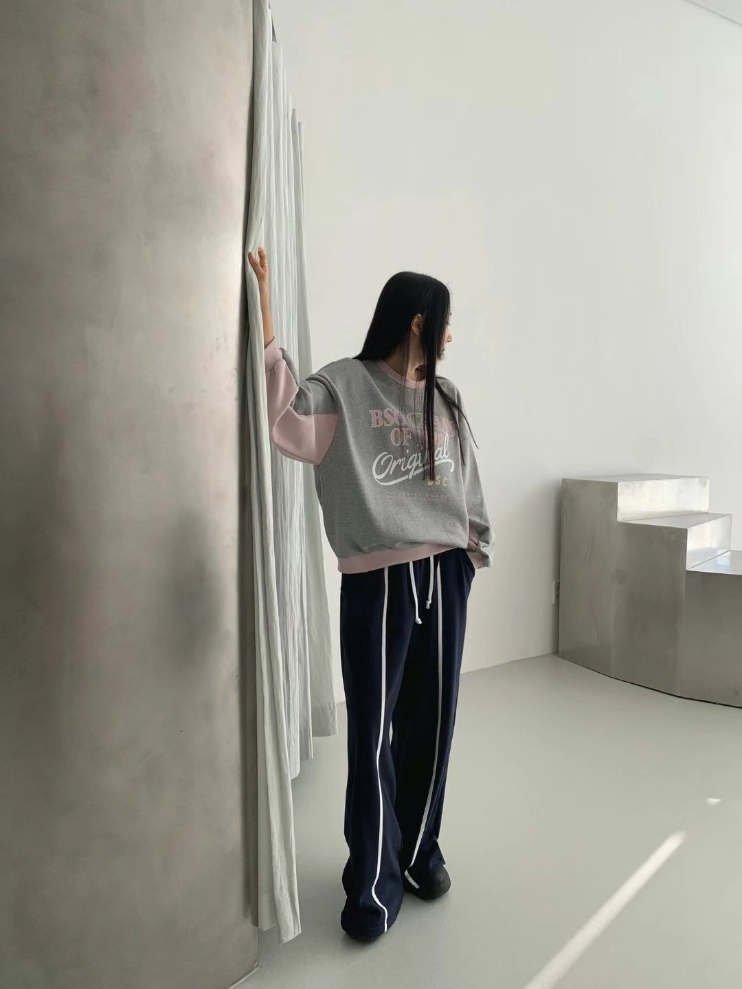 LEVEL東大門代購女士新款職業推薦時尚25春夏休閑人氣休閑褲LEVEL休閑褲