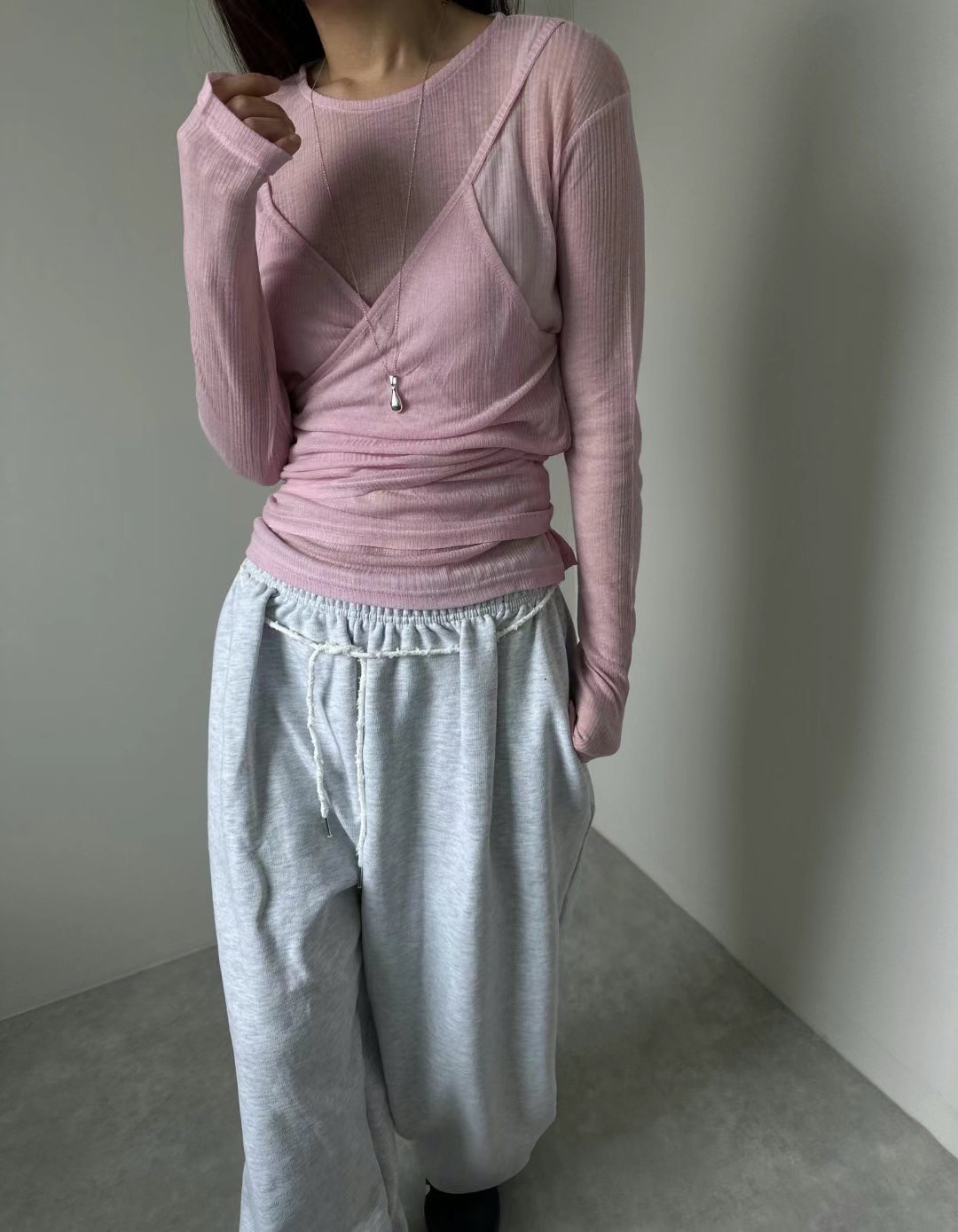 UNENE-OT東大門實拍女士新品25春夏推薦真品休閑職業針織衫UNENE針織衫