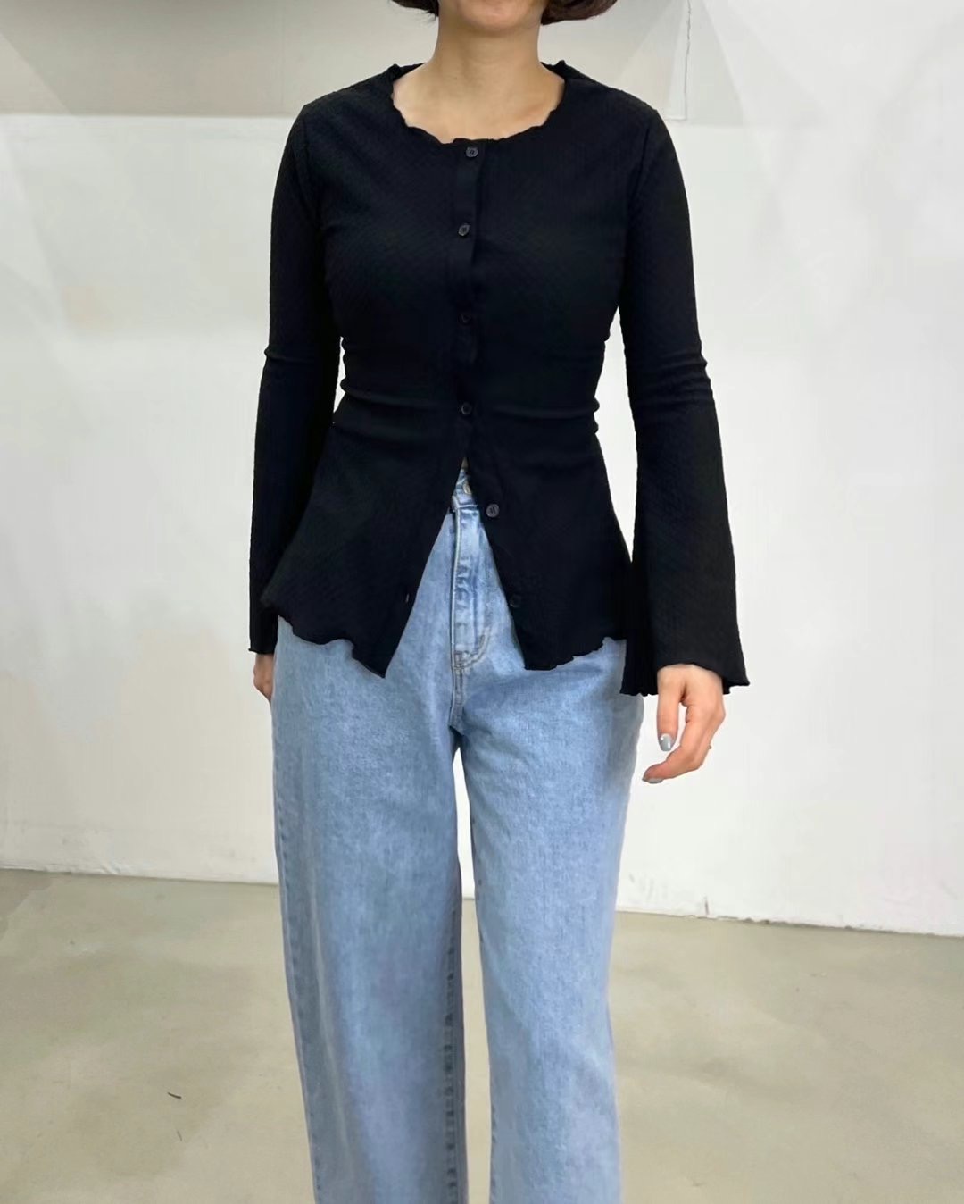 CRUCIALSTAR韓國代購女裝新款職業真品推薦25春夏針織衫開衫CRUCIALSTAR針織衫圖色3
