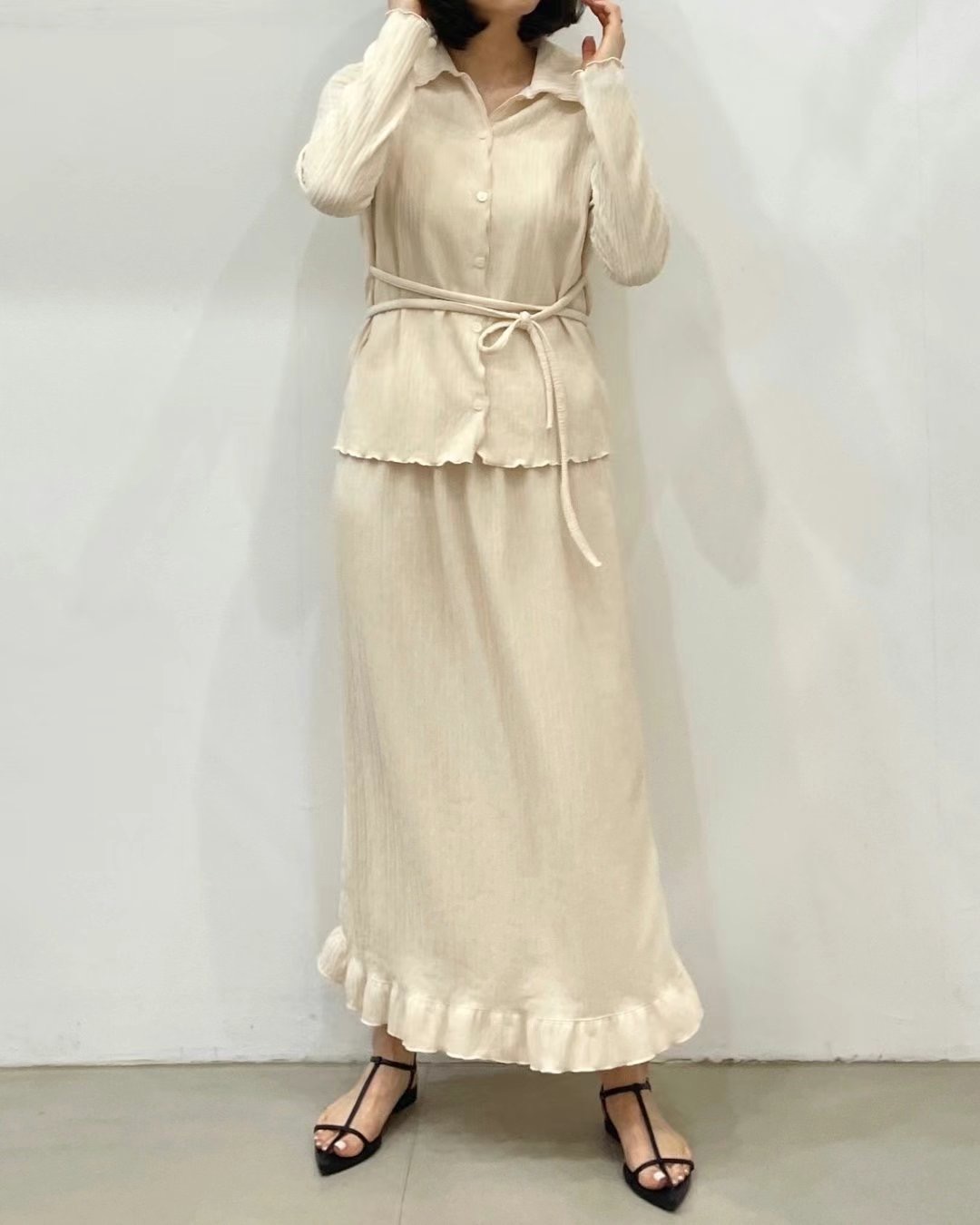 CRUCIALSTAR東大門直郵女裝新品真品職業時尚人氣熱賣25春夏套裝CRUCIALSTAR套裝