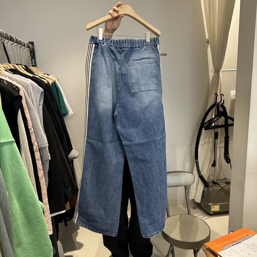 PARIS MATCH韓國直郵㊣東大門實拍女裝新款熱賣時尚牛仔褲PARIS MATCH牛仔褲