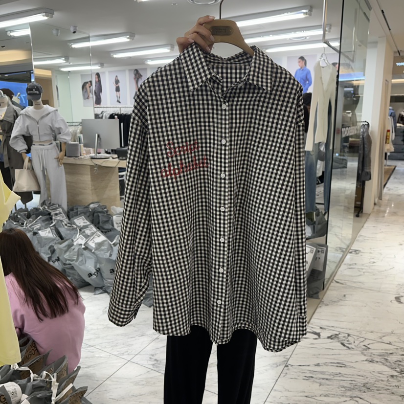 FORMING-P韓國㊣直郵東大門代購女裝新款人氣休閑襯衫蕾絲衫FORMING襯衫/蕾絲衫圖色2