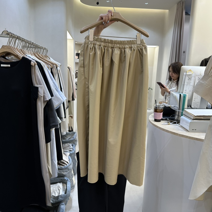 MATIERE韓國㊣直郵東大門代購女裝新款時尚熱賣休閑推薦長裙MATIERE長裙