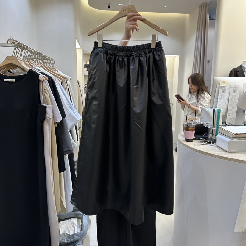 MATIERE韓國㊣直郵東大門代購女裝新款時尚熱賣休閑推薦長裙MATIERE長裙圖色2