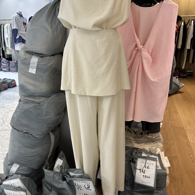 LEFANCY韓國直郵㊣東大門實拍女裝新品25春夏休閑職業推薦裙褲LEFANCY裙褲圖色2