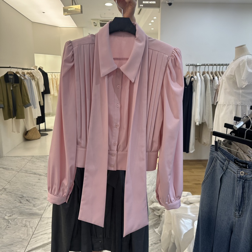 RARE CLOSET韓國直郵㊣女裝新品推薦熱賣25春夏襯衫蕾絲衫RARE CLOSET襯衫/蕾絲衫圖色2