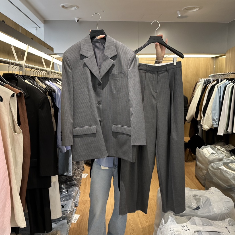 LEFANCY韓國直郵㊣東大門實拍女裝新款推薦時尚休閑25春夏休閑褲LEFANCY休閑褲