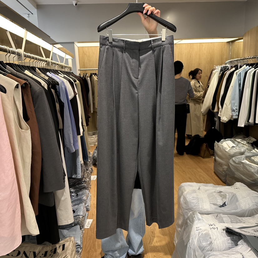 LEFANCY韓國直郵㊣東大門實拍女裝新款推薦時尚休閑25春夏休閑褲LEFANCY休閑褲圖色1