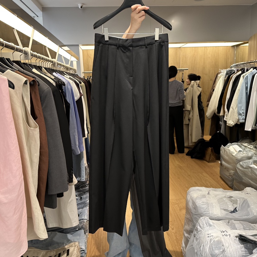 LEFANCY韓國直郵㊣東大門實拍女裝新款推薦時尚休閑25春夏休閑褲LEFANCY休閑褲圖色2