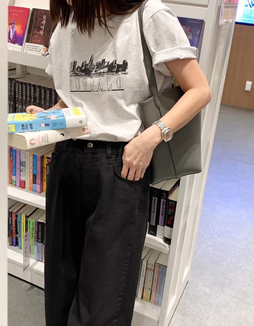 COURGETTE直郵韓國代購㊣女裝新款休閑25春夏推薦熱賣職業T恤COURGETTET恤