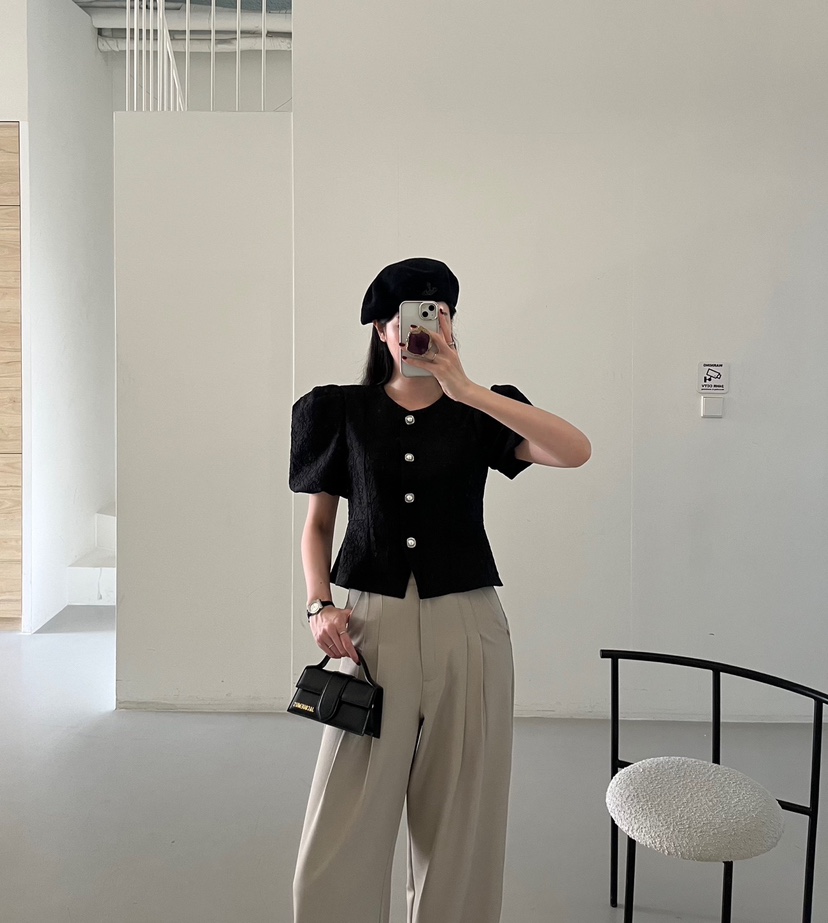 AMUSE SEOUL韓國直郵㊣東大門實拍女裝新款熱賣襯衫蕾絲衫AMUSE SEOUL襯衫/蕾絲衫