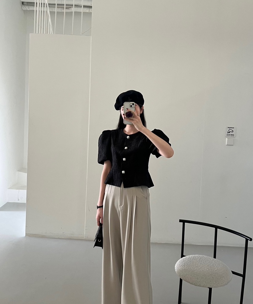AMUSE SEOUL韓國直郵㊣東大門實拍女裝新款熱賣襯衫蕾絲衫AMUSE SEOUL襯衫/蕾絲衫