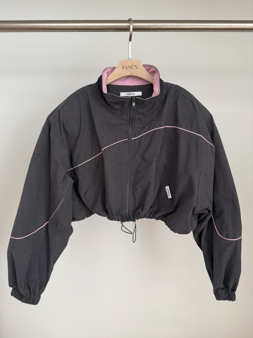 FANCY韓國㊣直郵東大門代購女裝新品時尚職業休閑熱賣25春夏夾克FANCY/Something夾克圖色3