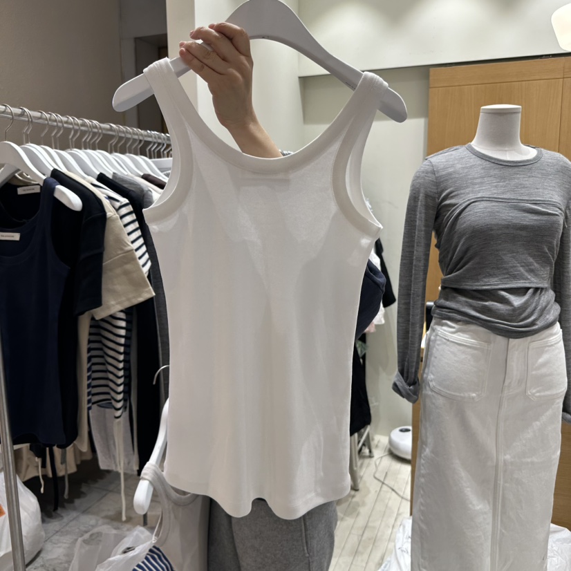 THE SIGNATURE直郵韓國代購㊣女裝新品時尚人氣職業吊帶背心THE SIGNATURE吊帶/背心
