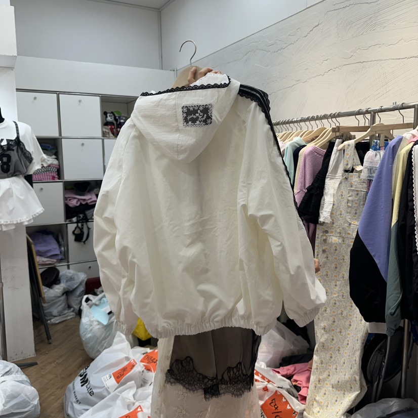 DE LINE直郵韓國代購㊣女裝新款休閑人氣職業25春夏推薦夾克DE LINE夾克