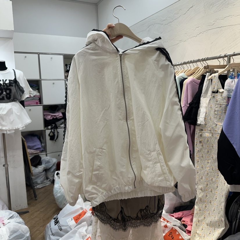 DE LINE直郵韓國代購㊣女裝新款休閑人氣職業25春夏推薦夾克DE LINE夾克圖色2