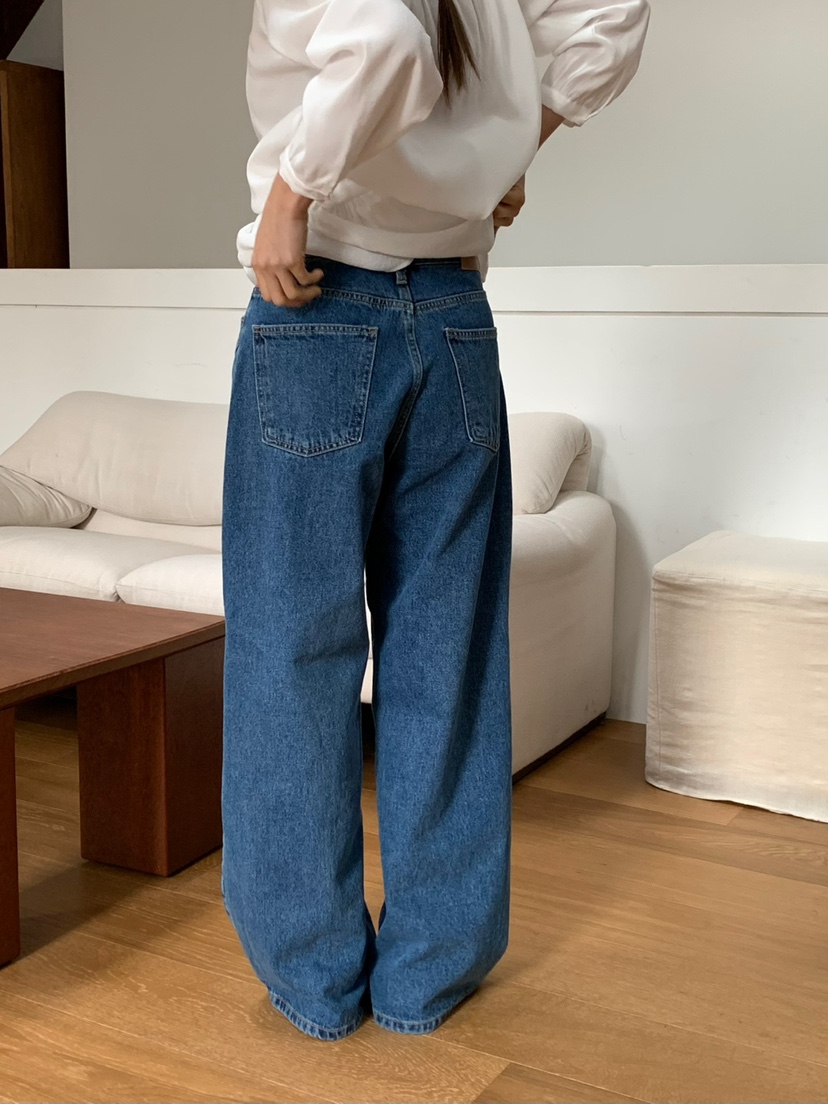 LOVE MY SANTA直郵韓國代購㊣女裝新款熱賣25春夏時尚牛仔褲Santa/LOVE MY SANTA牛仔褲