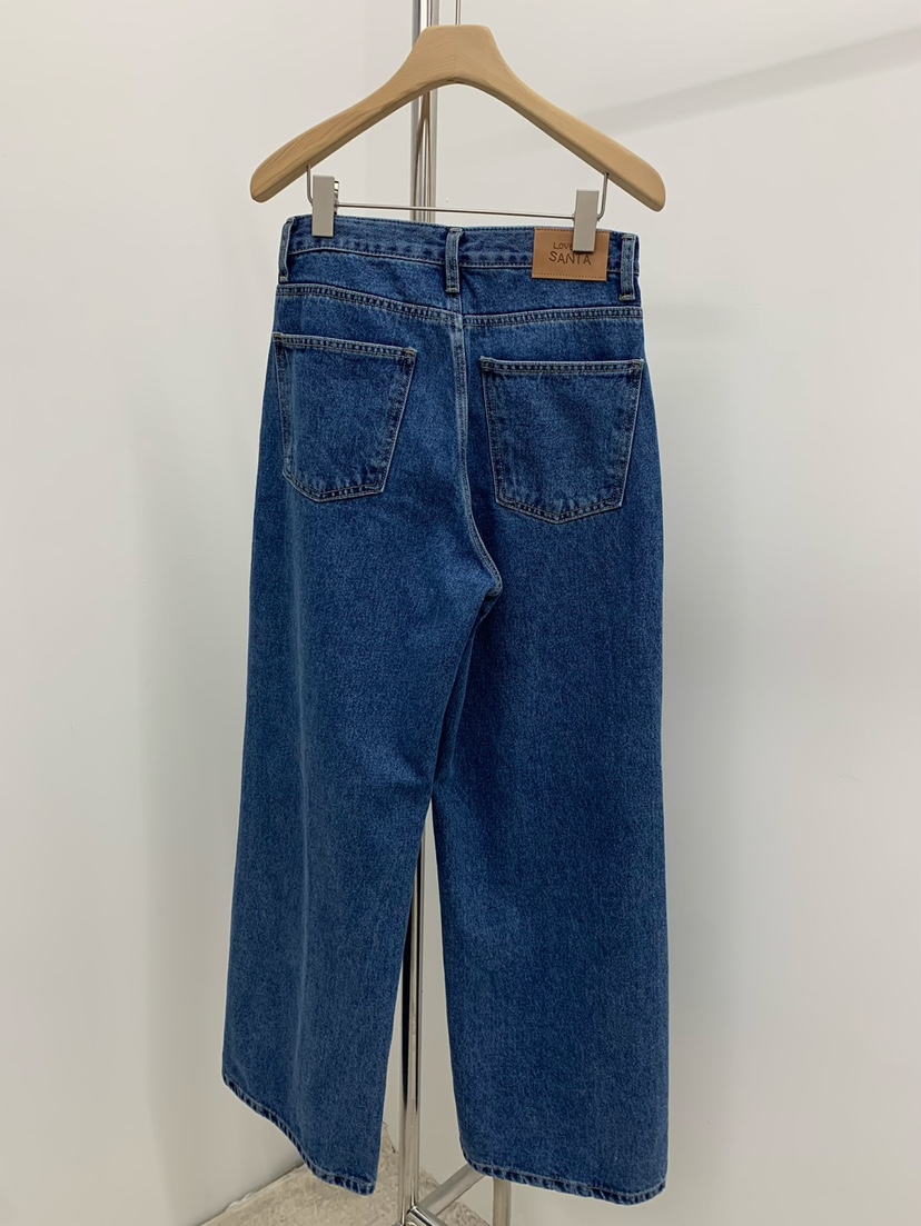LOVE MY SANTA直郵韓國代購㊣女裝新款熱賣25春夏時尚牛仔褲Santa/LOVE MY SANTA牛仔褲