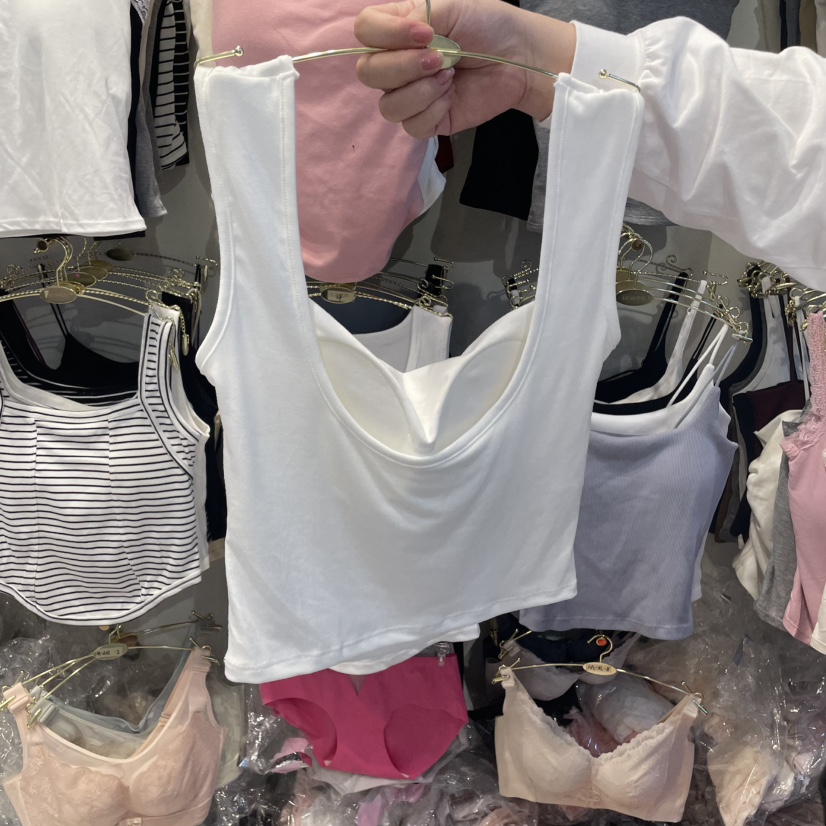 HUAHUA直郵韓國代購㊣女裝新品休閑人氣推薦熱賣時尚吊帶背心HUAHUA吊帶/背心